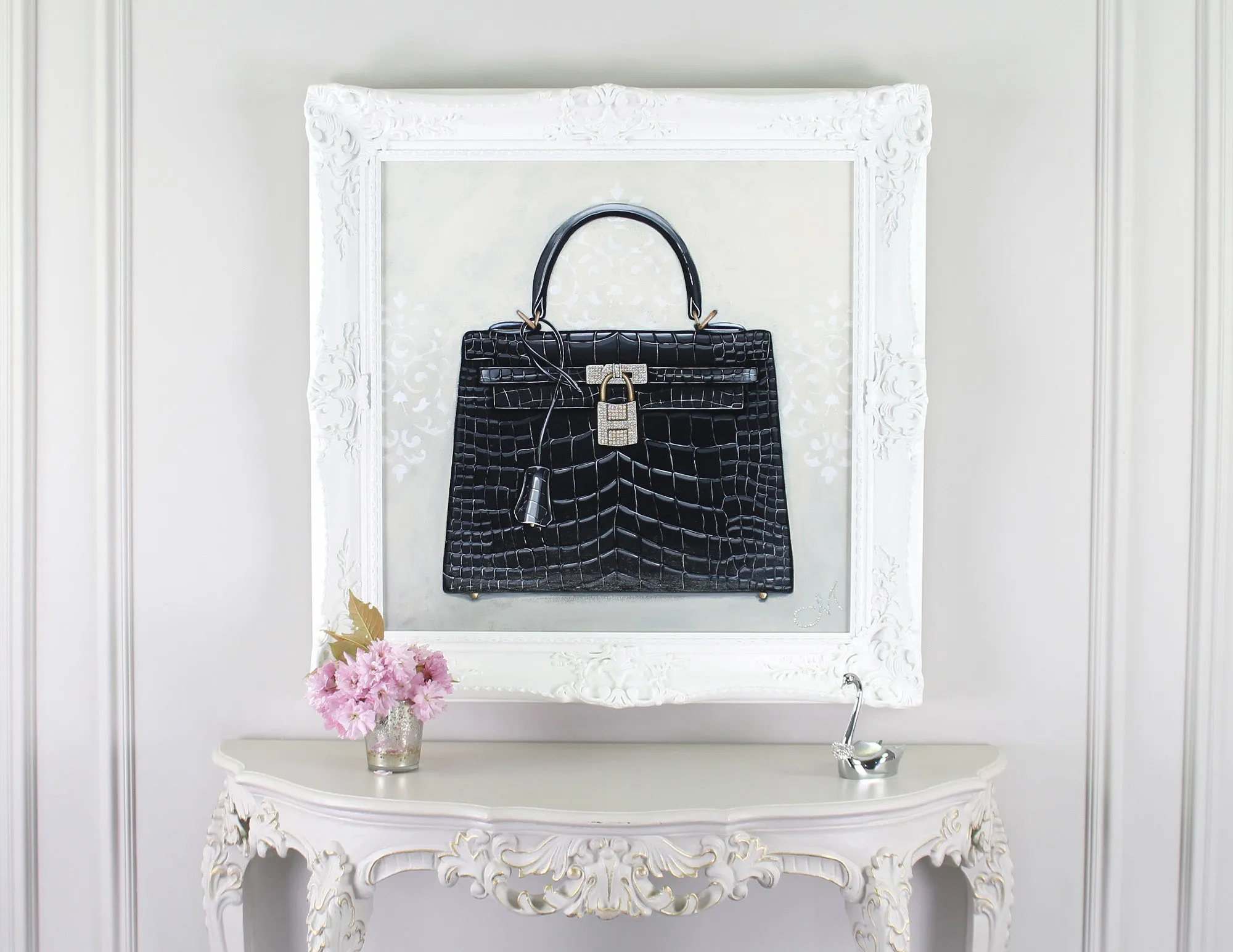 Small Limited Edition Timeless Hermès Kelly Giclée