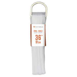 Sof Sole Athletic Oval 36in Laces White