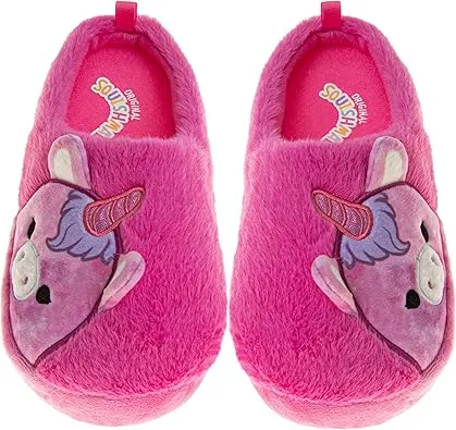 Squishmallows Slipper Sandals Closed Toe Lightweight Warm - Scuff Slippers Soft Aline Clog House Shoes for Kids and Adults (Little Kid/Big Kid/Adult)