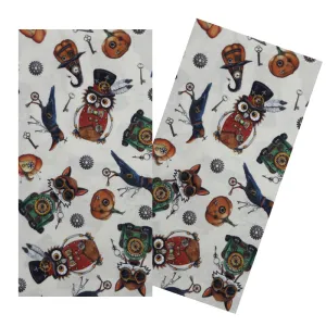 STEAMPUNK HALLOWEEN NAPKIN SET