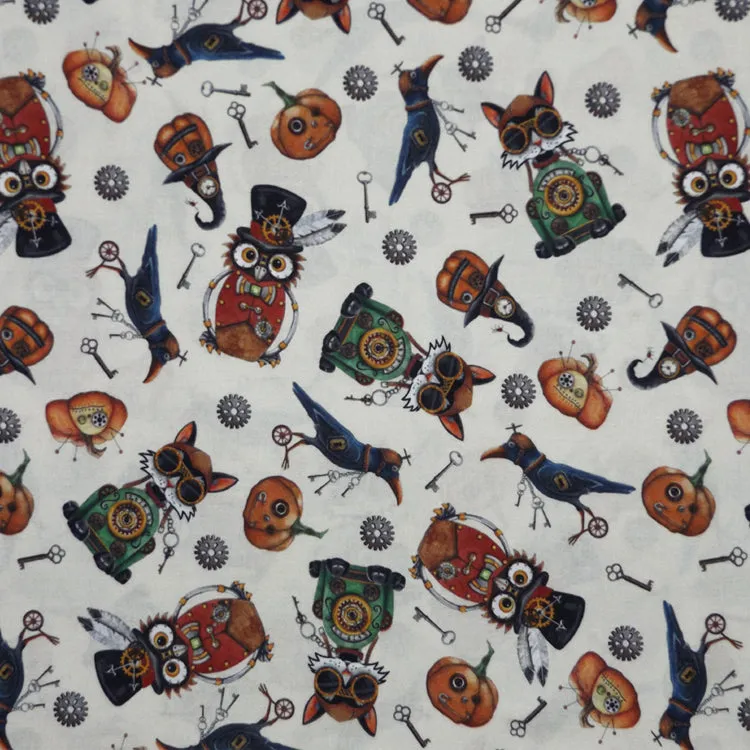 STEAMPUNK HALLOWEEN NAPKIN SET