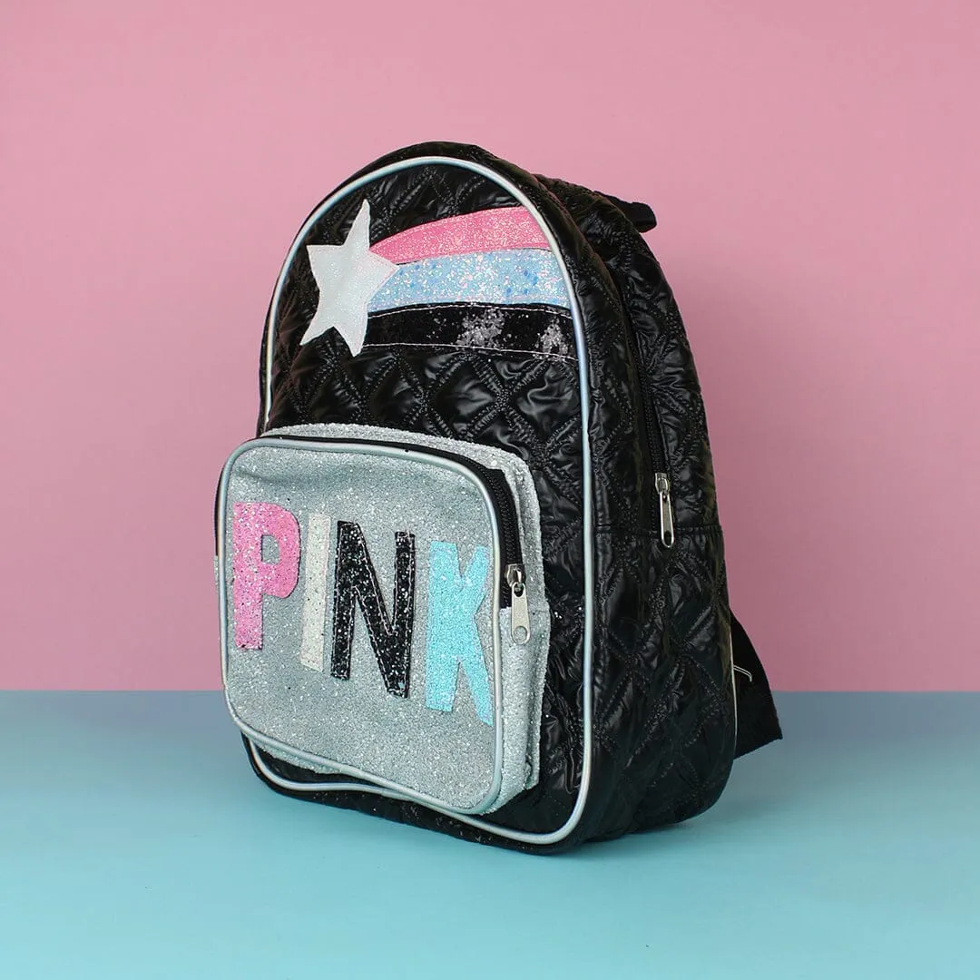 Stylish Black Themed Premium Quality Kids Backpack Bag