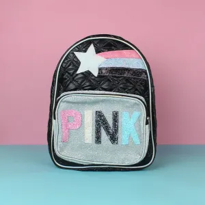 Stylish Black Themed Premium Quality Kids Backpack Bag