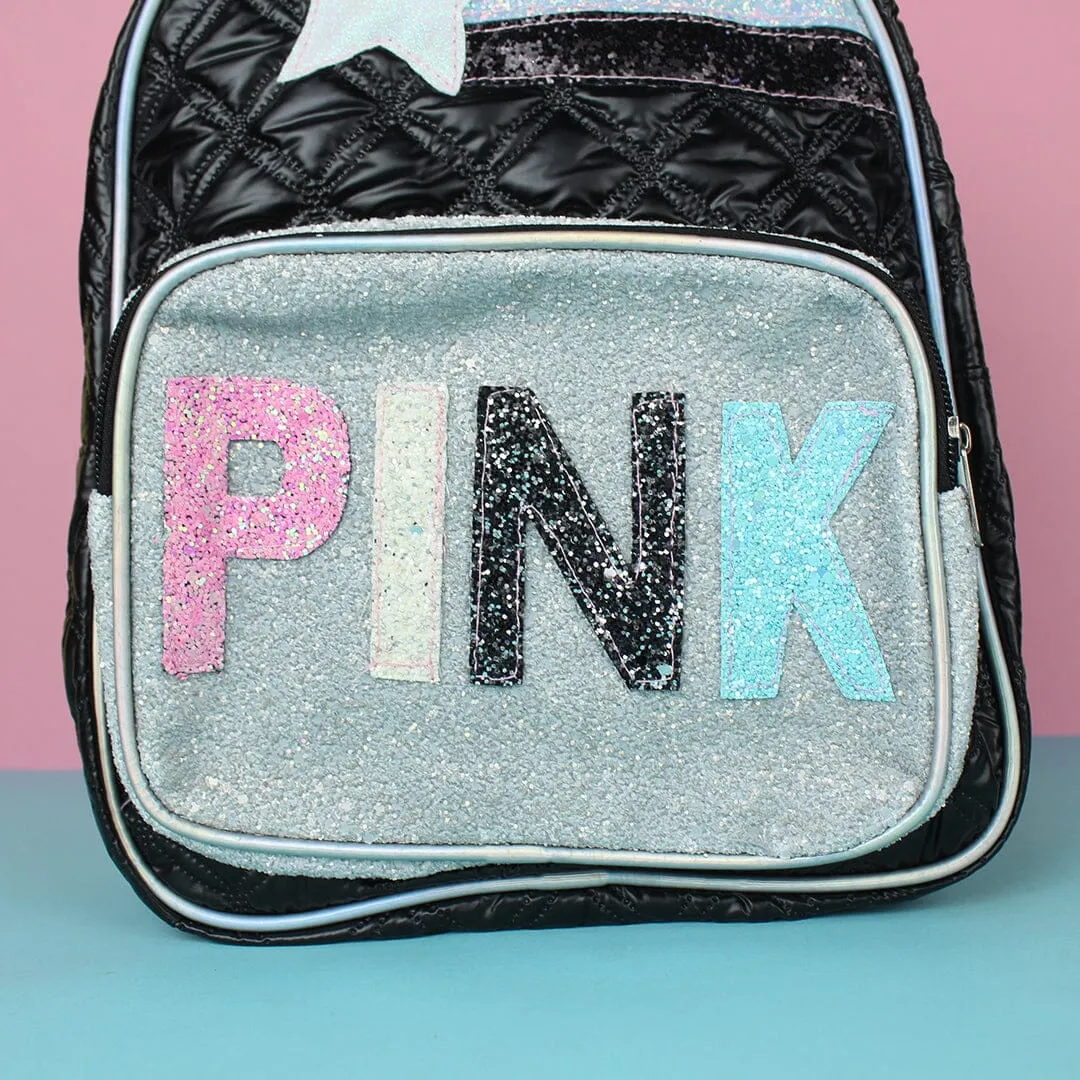 Stylish Black Themed Premium Quality Kids Backpack Bag