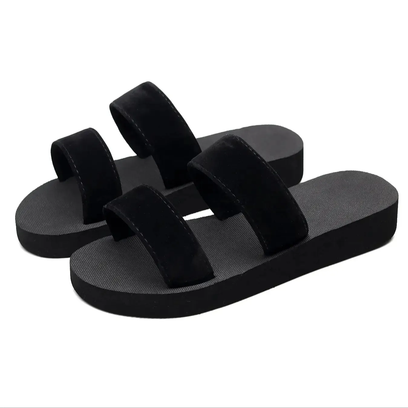 Summer Women Shoes Thick-Soled Bath Slippers Beach Flip Flops Slippers Shoes Anti Slip Ladies Slides Outdoor Pantuflas Mujer
