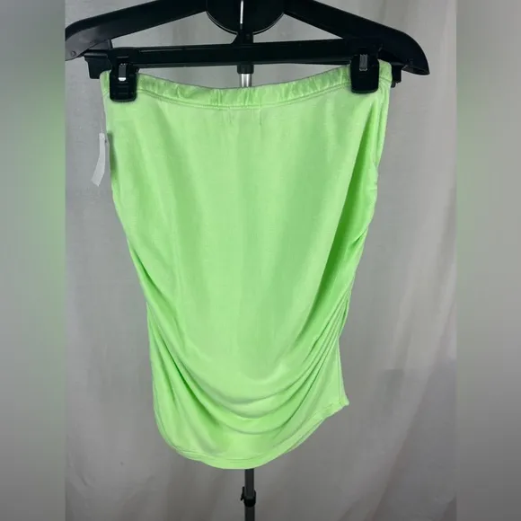 Sundry Womens Ruched Mini Green Pencil Skirt Size 4 NWT