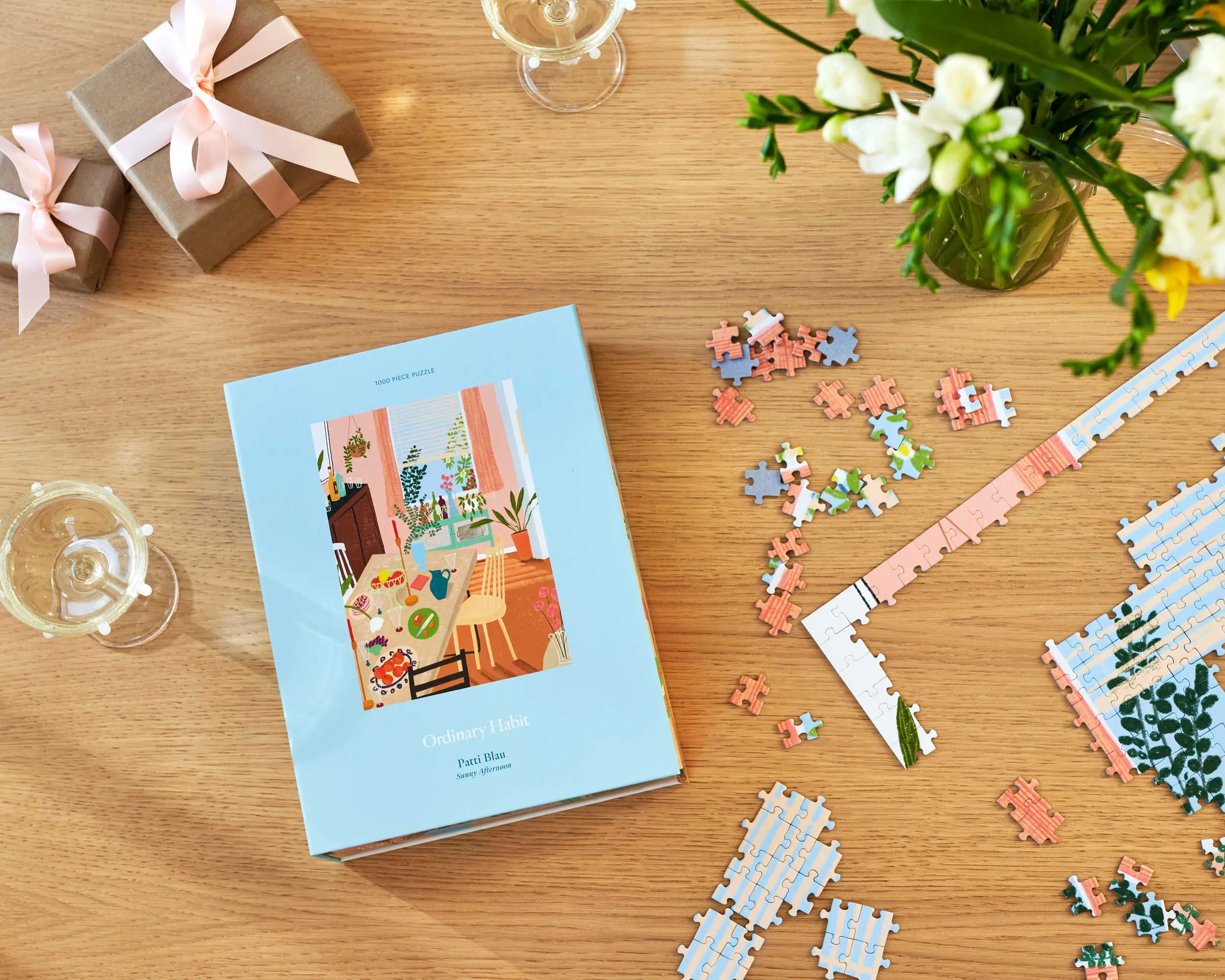 Sunny Afternoon Puzzle by Patti Blau - 1000 pieces