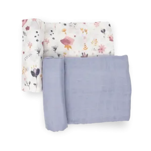 Swaddle Blanket 2 Pack - Fairy Gardens