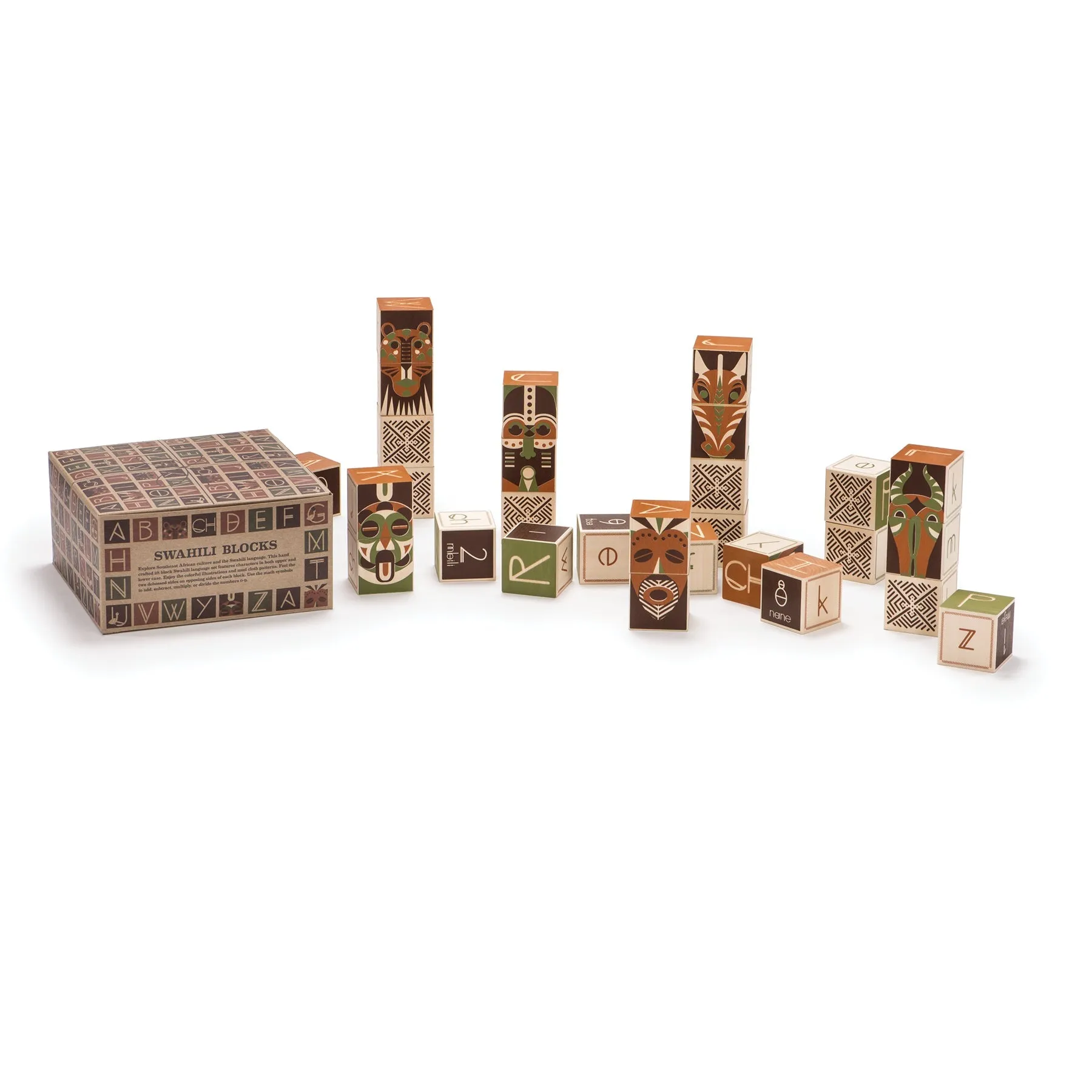 Swahili Alphabet Blocks