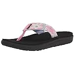 Teva K Voya Flip Sandal, Bold Floral Rosebloom, 3 US Unisex Little Kid