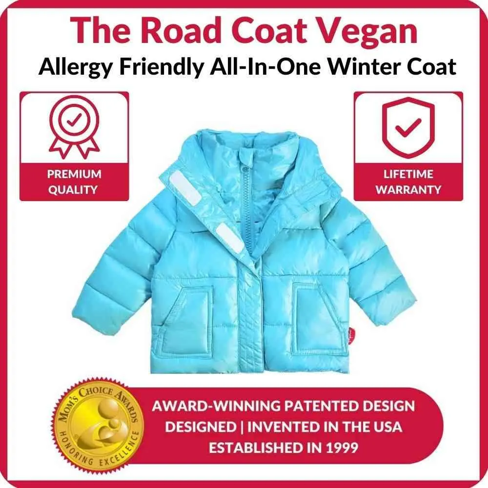 The Road Coat Vegan - Aqua