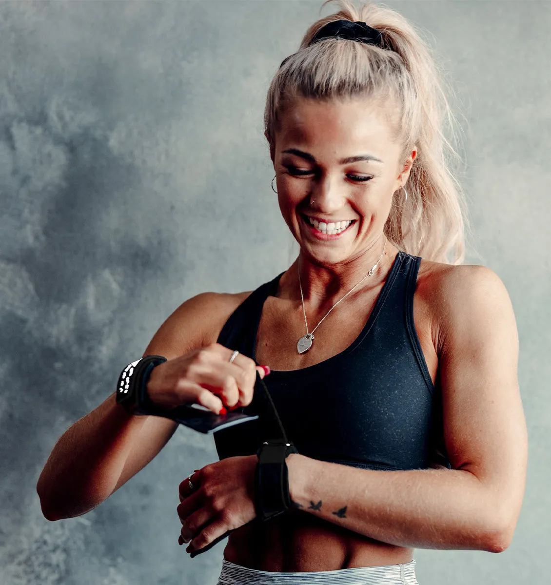 Versa Gripps® FIT Series Lifting Straps - Black