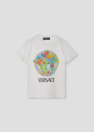 Versace Multicolor Medusa Logo Tee