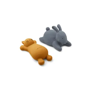 Vikky Bath Toys 2 Pack - Cat mustard