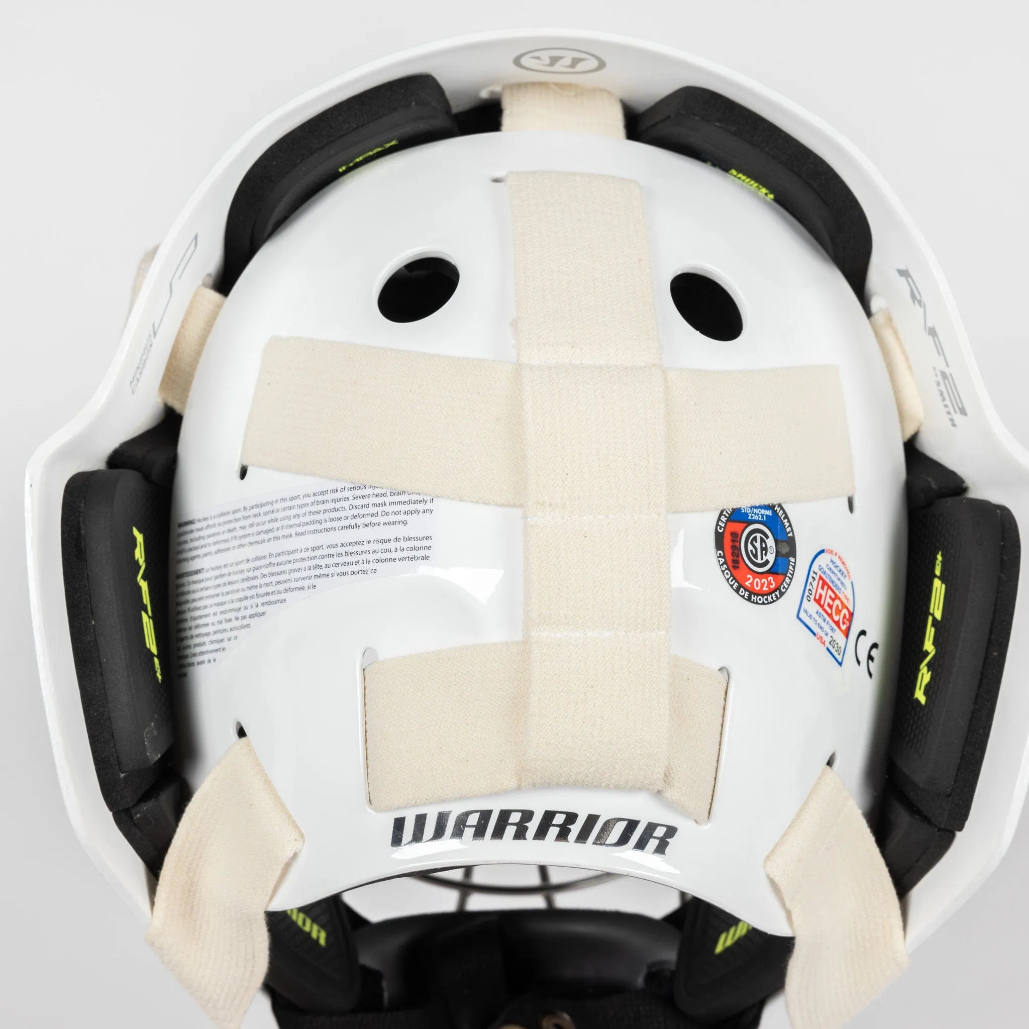 Warrior Ritual F2 E  Junior Goalie Mask - Pro Certified