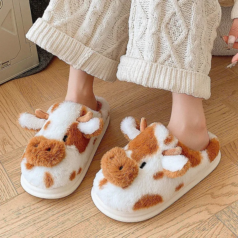 Winter Slippers Woman Warm Lightweight Ladies Slippers Faux Fur Women's Home Slippers High Quality Female House Shoes Footwear
