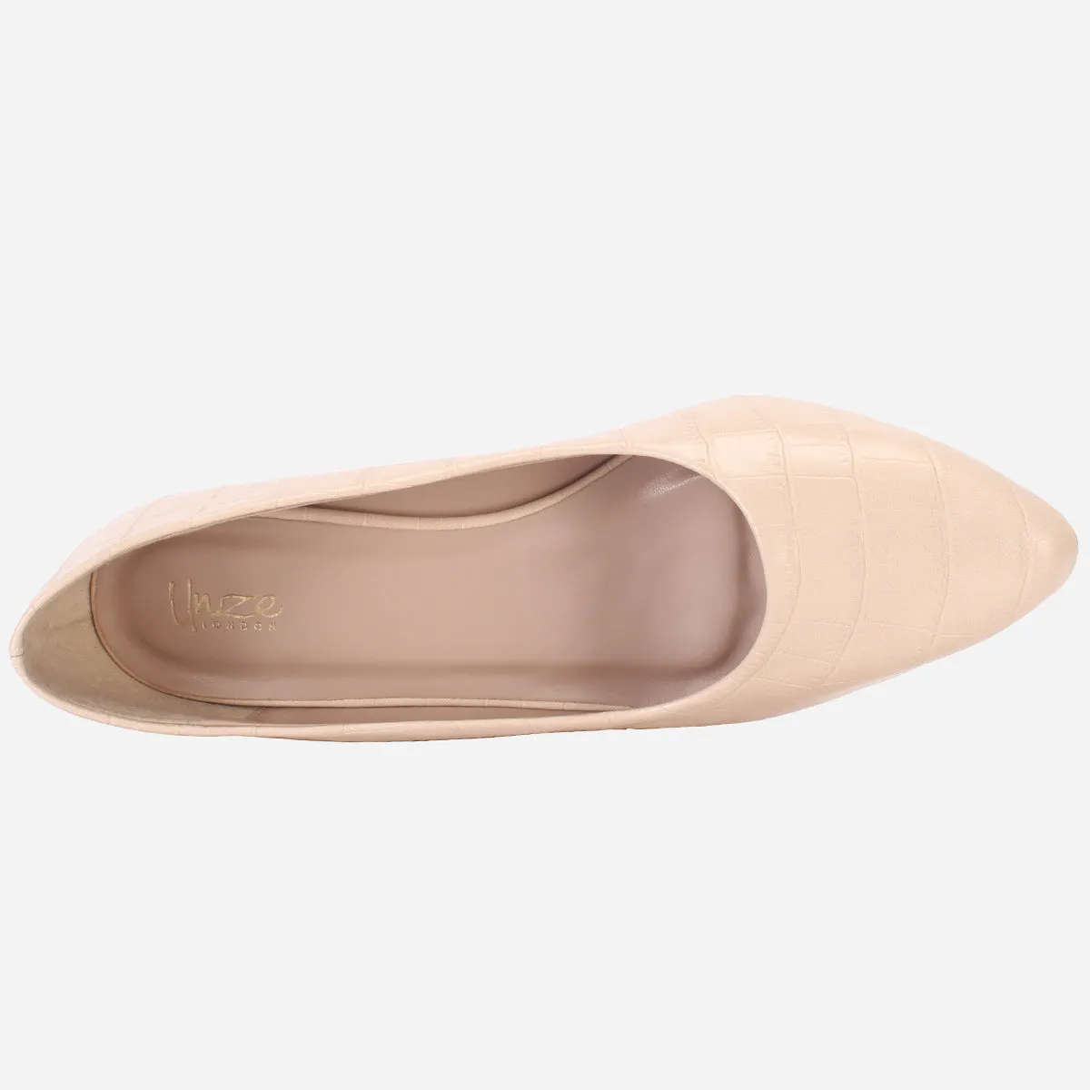 Womens "KOAMI" Kitten Heel Comfy Courts