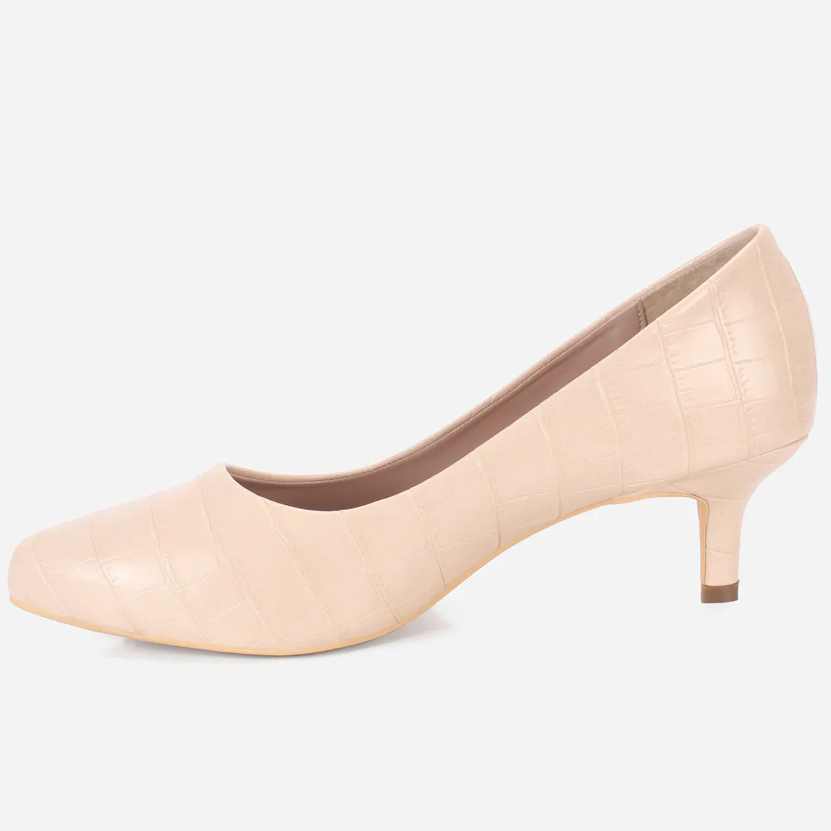 Womens "KOAMI" Kitten Heel Comfy Courts