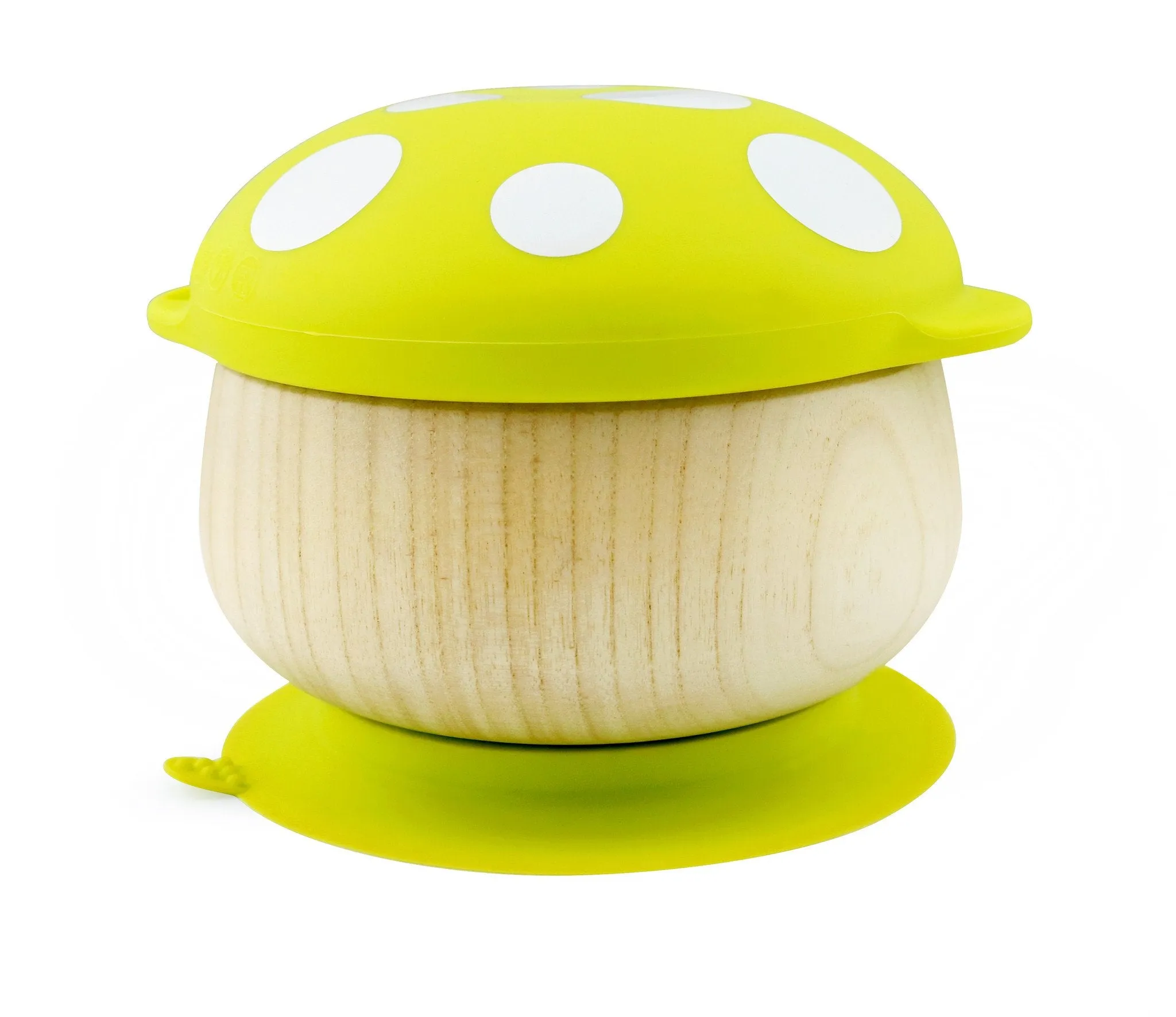 Wooden Mushroom Bowl