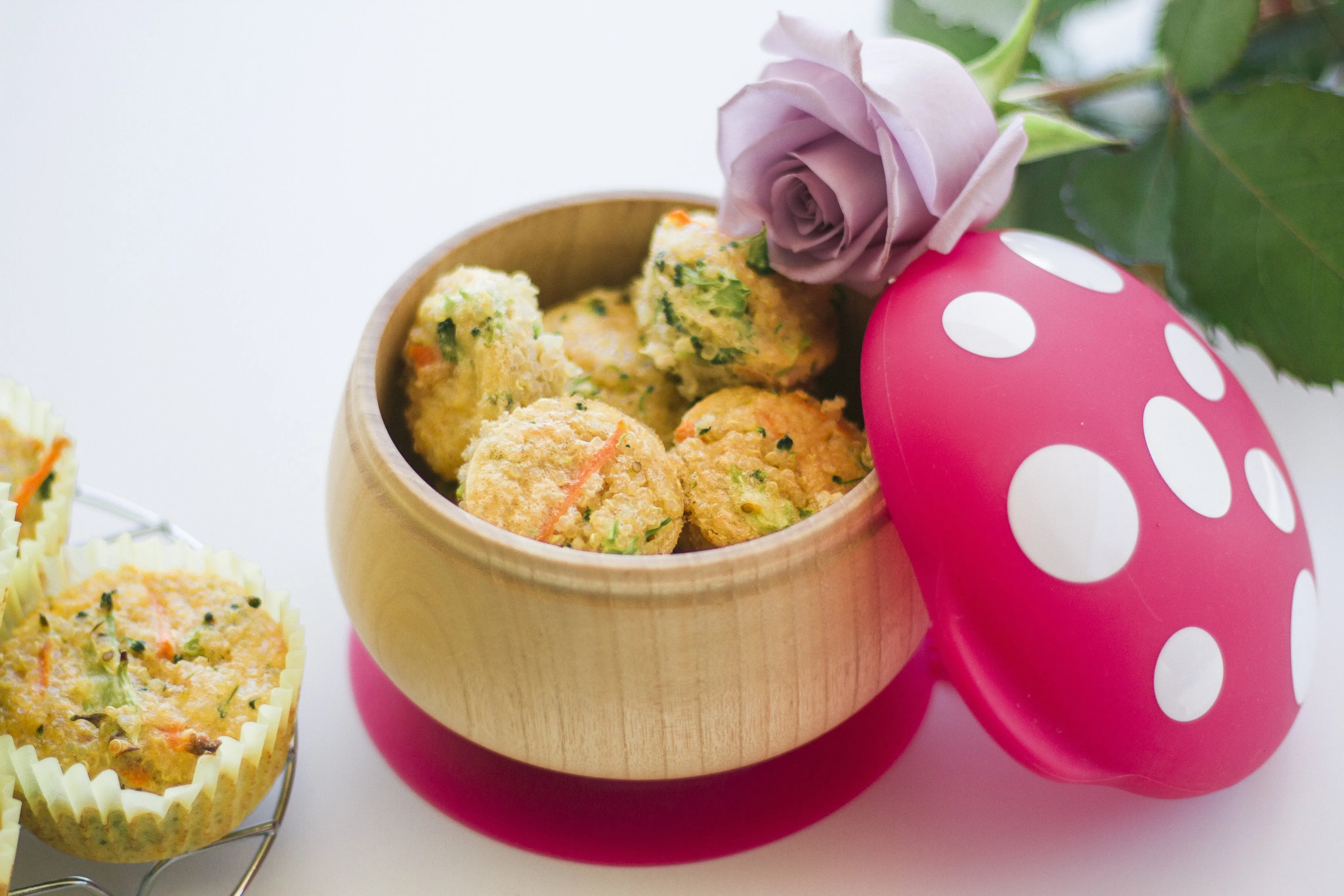 Wooden Mushroom Bowl