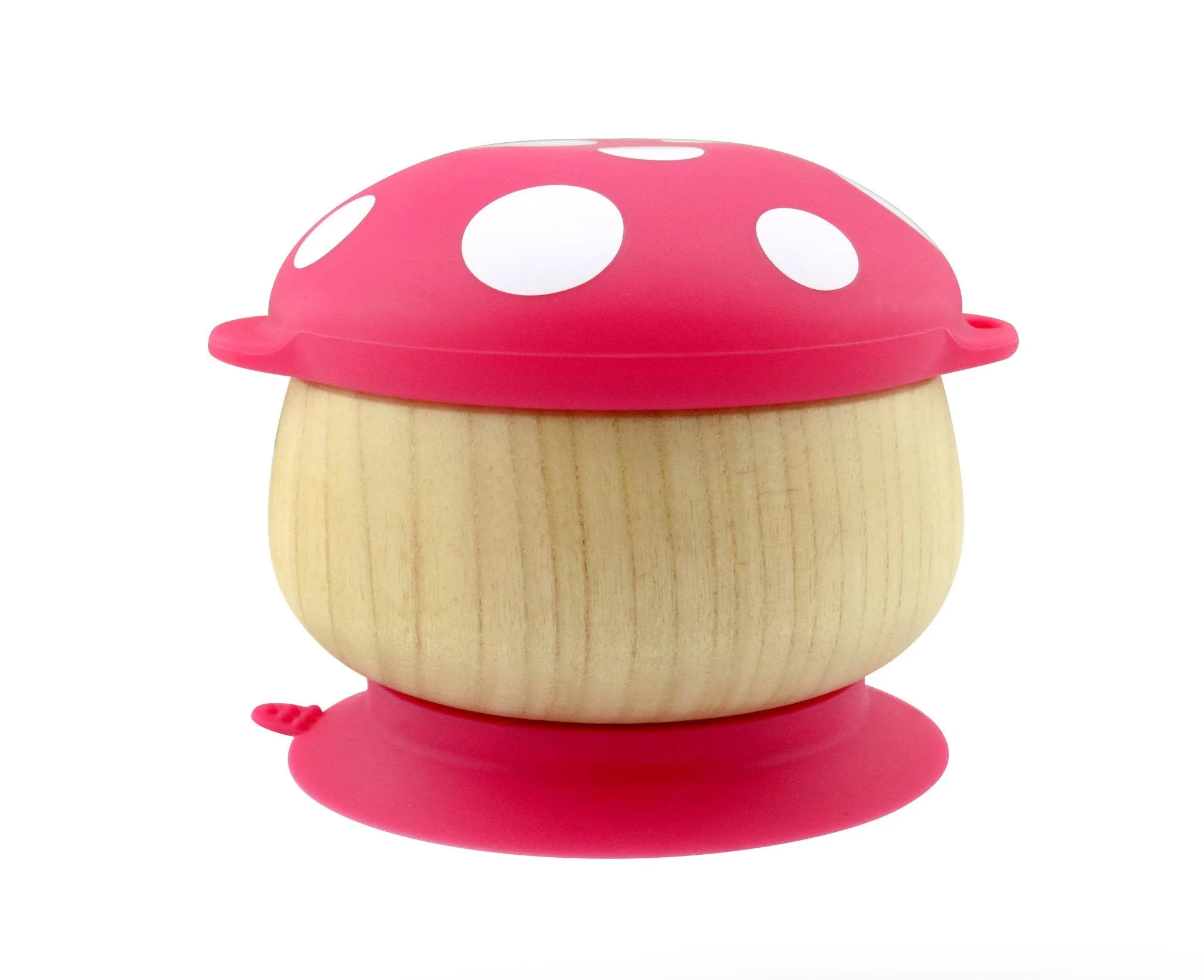 Wooden Mushroom Bowl