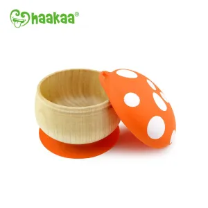 Wooden Mushroom Bowl
