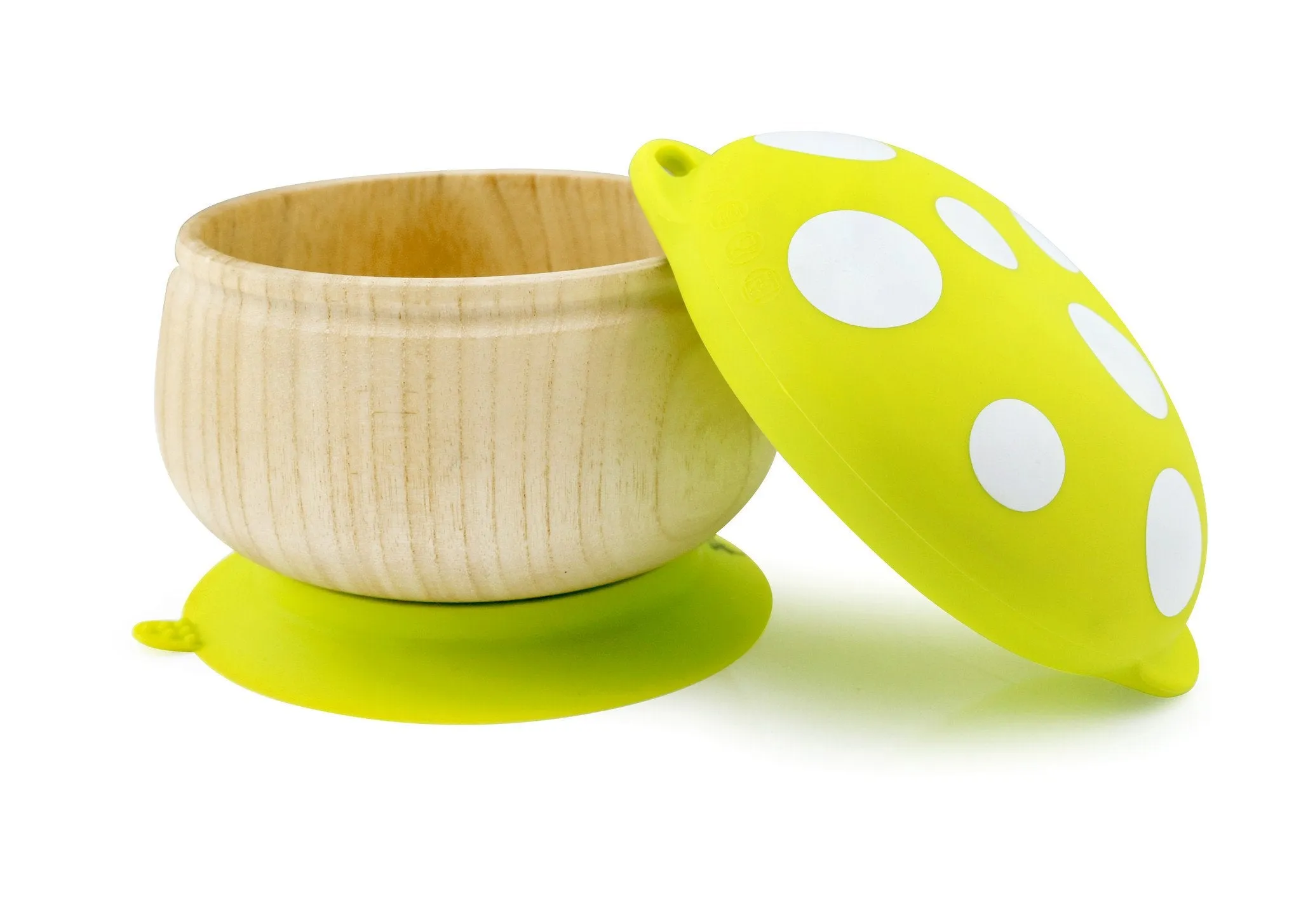 Wooden Mushroom Bowl