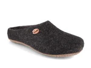 WoolFit® Summer Slippers 'Step', charcoal   light grey