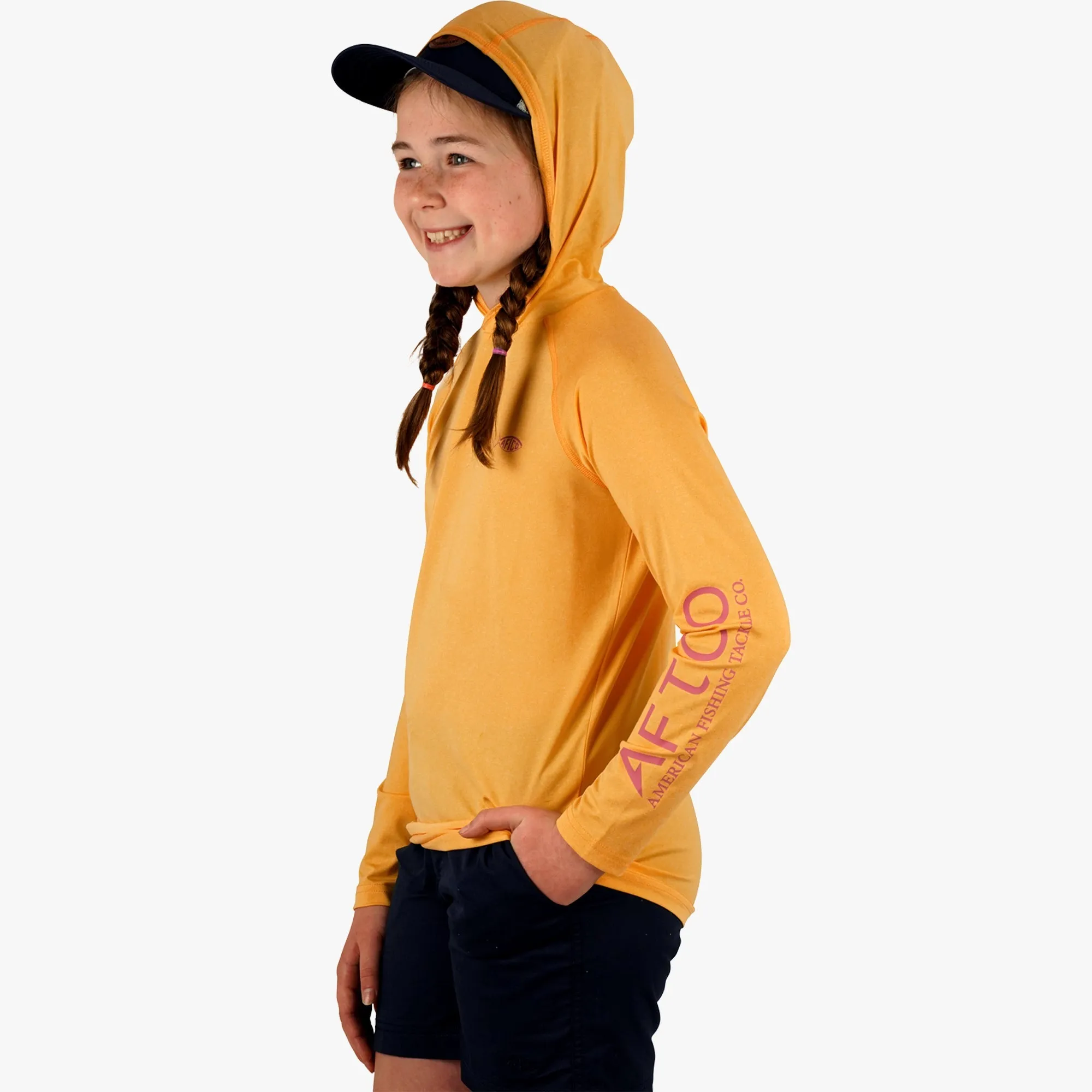 Youth Samurai Hood Performance LS Shirt