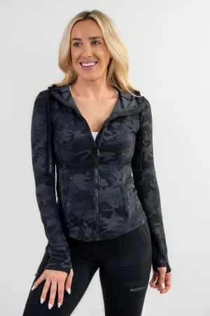 Zip Camo Hoodie